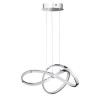 Chrome Pendant Light with Curved Design - Catalin