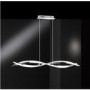 LED Ceiling Light with  Chrome Twist Design - Idana 