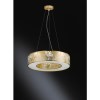 Gold Pendant Light with Speckled Effect - Leika