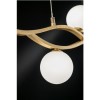 Gold Pendant Light with 6 LED&#39;s &amp; Curved Frame - WOFi