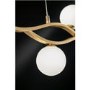 Gold Pendant Light with 6 LED's & Curved Frame - WOFi