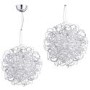 Wofi Silver Swirling Design Pendant Light
