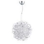 Wofi Silver Swirling Design Pendant Light