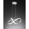 Chrome Pendant Light with Curved Design - Indigo