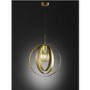 Gold Pendant Light with Circular Design - Cordoba