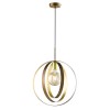 Gold Pendant Light with Circular Design - Cordoba