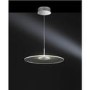 Chrome Pendant Light with Acrylic Shade - Coco