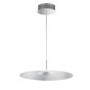 Chrome Pendant Light with Acrylic Shade - Coco