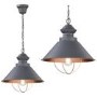 Pendant Light in Grey & Copper - Florence 