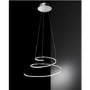 Pendant Light with Hanging Chrome Spiral - Visio