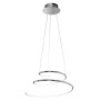 Pendant Light with Hanging Chrome Spiral - Visio