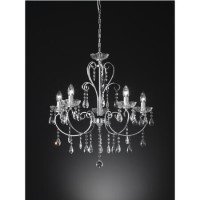 5 Light Chandelier with Crystals - Arizona