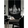8 Light Chandelier with Silver Crystals - Arizona