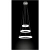 Chrome Pendant Light with 3 LED Loops - Victoria
