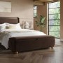 Brown Velvet Ottoman Storange Blanket Box 150cm - Lacey