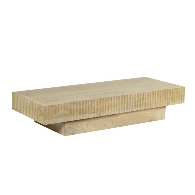 Rectangular Mango Wood Coffee Table - Linea