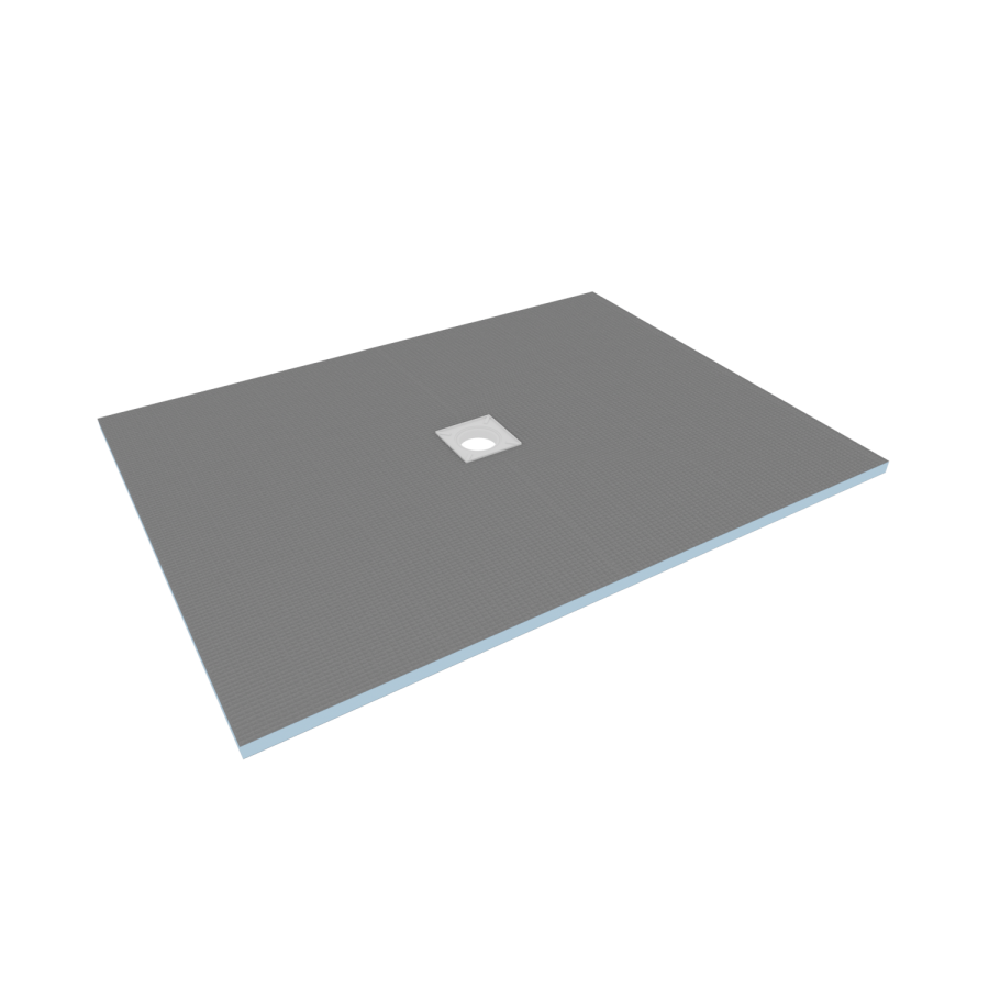 1200 x 900mm Wet Room Shower Tray Formers (Tile-Ready Boards) with Square Waste