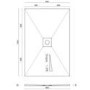1200 x 900mm Wet Room Shower Tray Formers (Tile-Ready Boards) with Square Waste