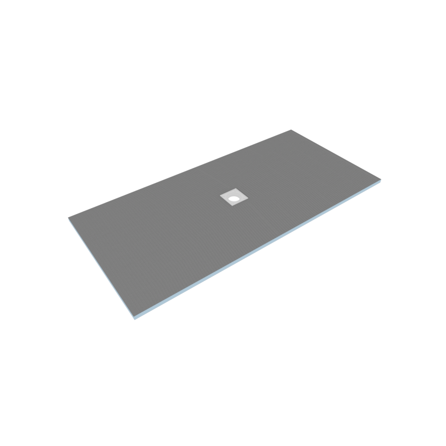 1700 x 800mm Wet Room Shower Tray Formers (Tile-Ready Boards) with Square Waste