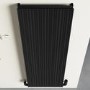 Black Designer Fluted Vertical Radiator 1200 x 440mm - Laguna