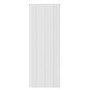 White Designer Fluted Vertical Radiator 1200 x 440mm - Laguna