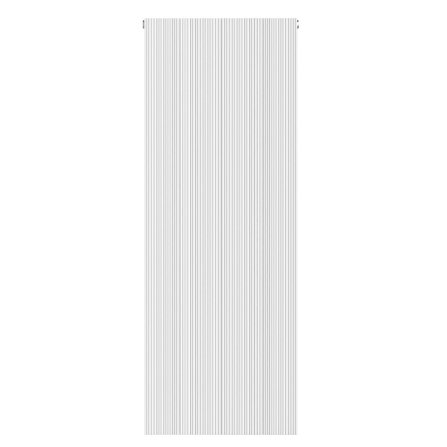 White Designer Fluted Vertical Radiator 1200 x 440mm - Laguna