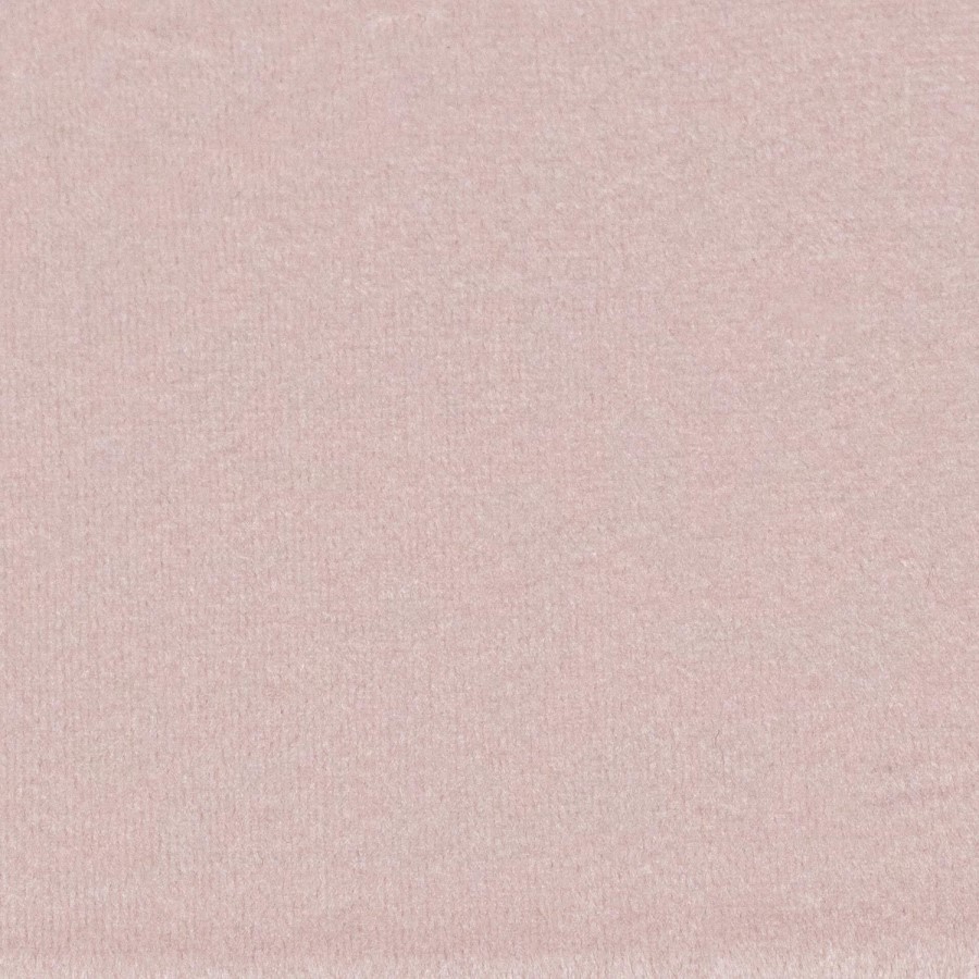 ALMOST PERFECT - Pink Velvet Dressing Table Chair with Ottoman Storage - Leah