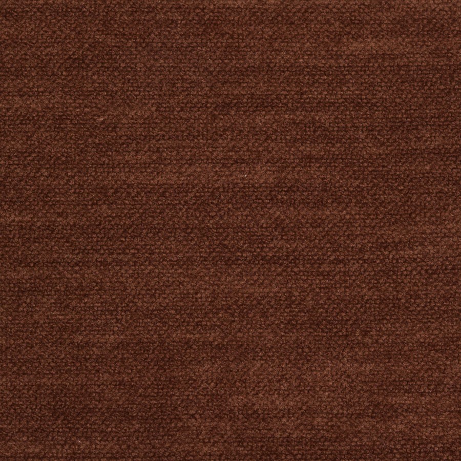 Burnt Orange Chenille Ottoman Dressing Table Chair - Leah