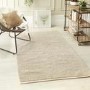 Handwoven Wool Loop Cream Runner Rug - 200 x 67 cm - La Playa - Origins