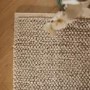 Handwoven Wool Loop Cream Runner Rug - 200 x 67 cm - La Playa - Origins