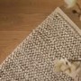 Handwoven Wool Loop Cream Runner Rug - 200 x 67 cm - La Playa - Origins