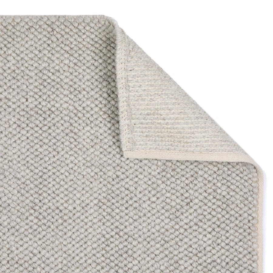 Handwoven Wool Loop Cream Runner Rug - 200 x 67 cm - La Playa - Origins