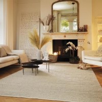 Handwoven Wool Loop Cream Rug - 170 x 120 cm - La Playa - Origins