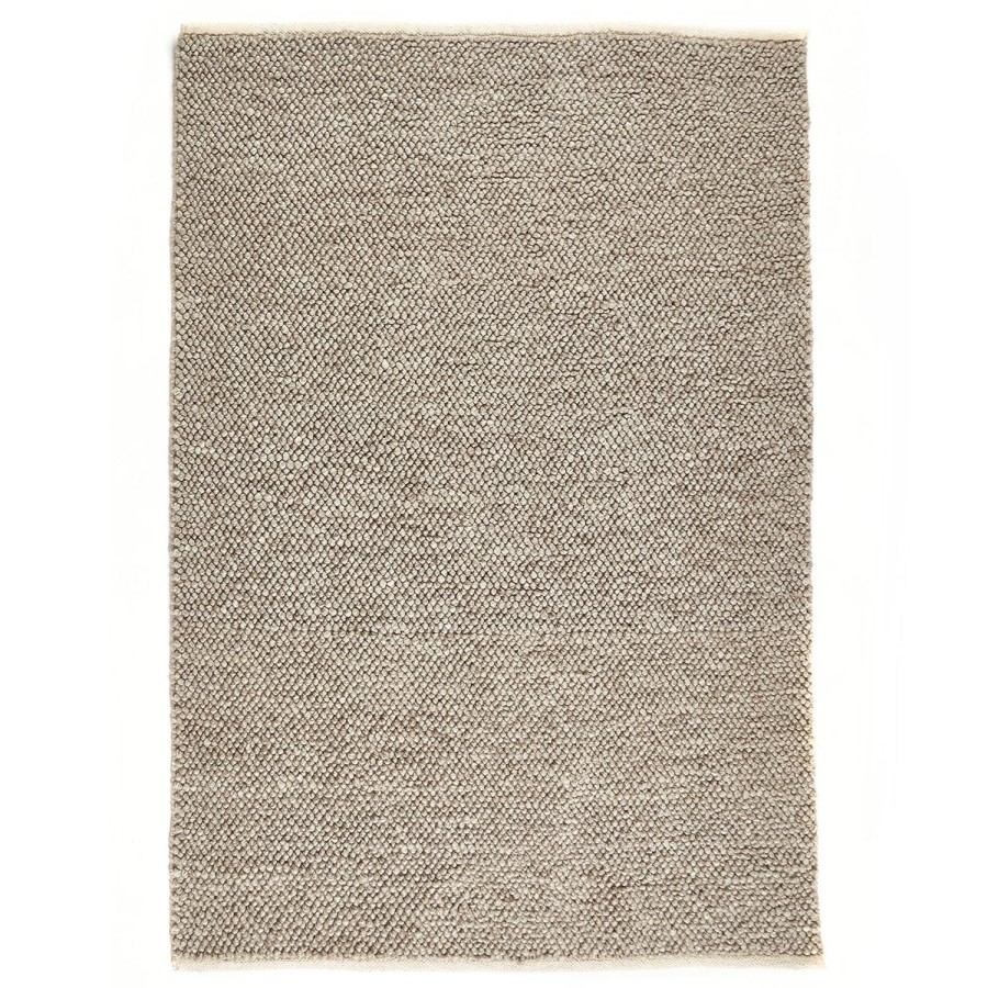 Handwoven Wool Loop Beige Rug - 230 x 160 cm - La Playa - Origins