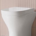 LAUWRAPSEAT White Round Soft Close Toilet Seat With Quick Release - Laurel