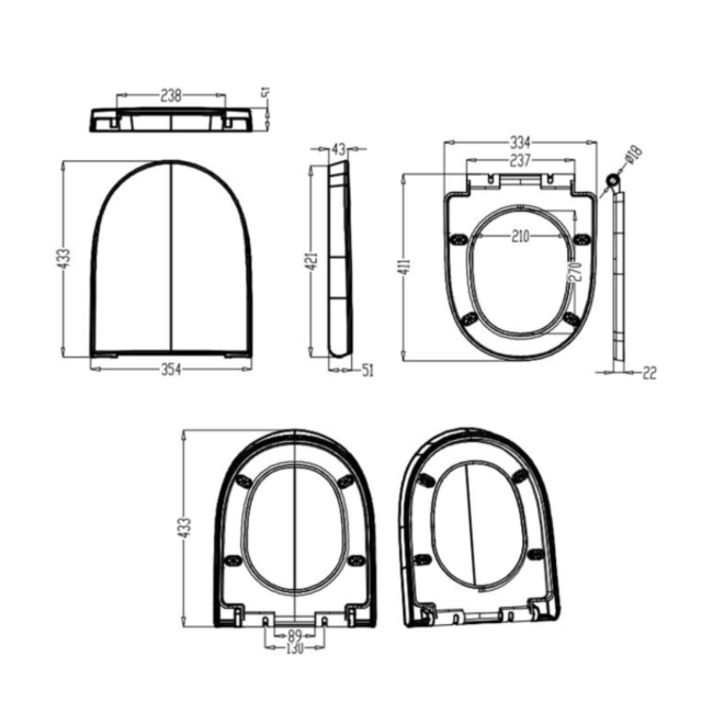 Laurel Wrap Around Seat & Cover 