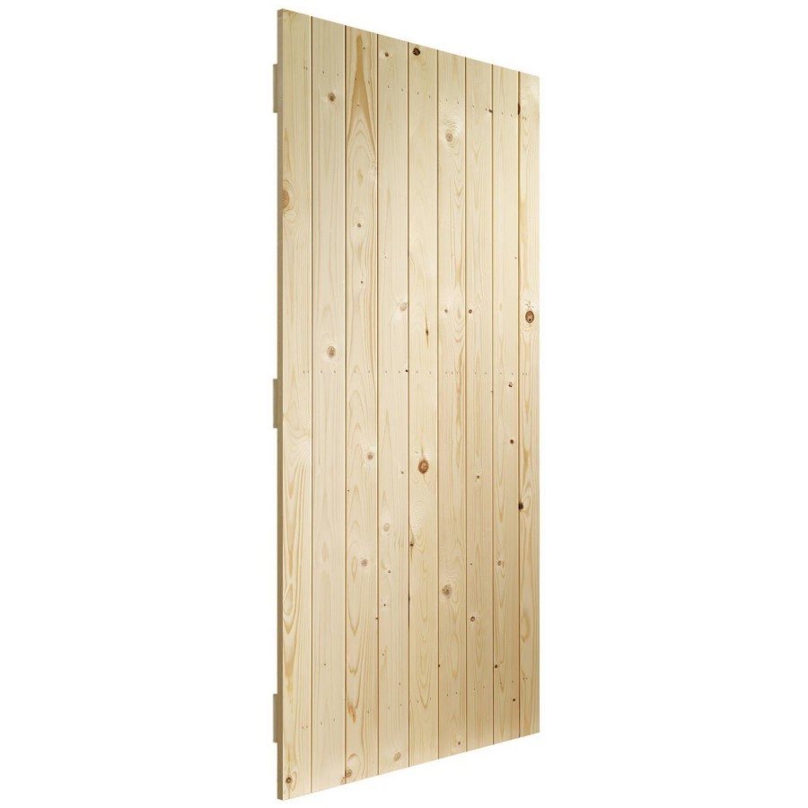 External Pine Ledged &amp; Braced Gate - Unfinished, 2032 x 813 x 36 mm