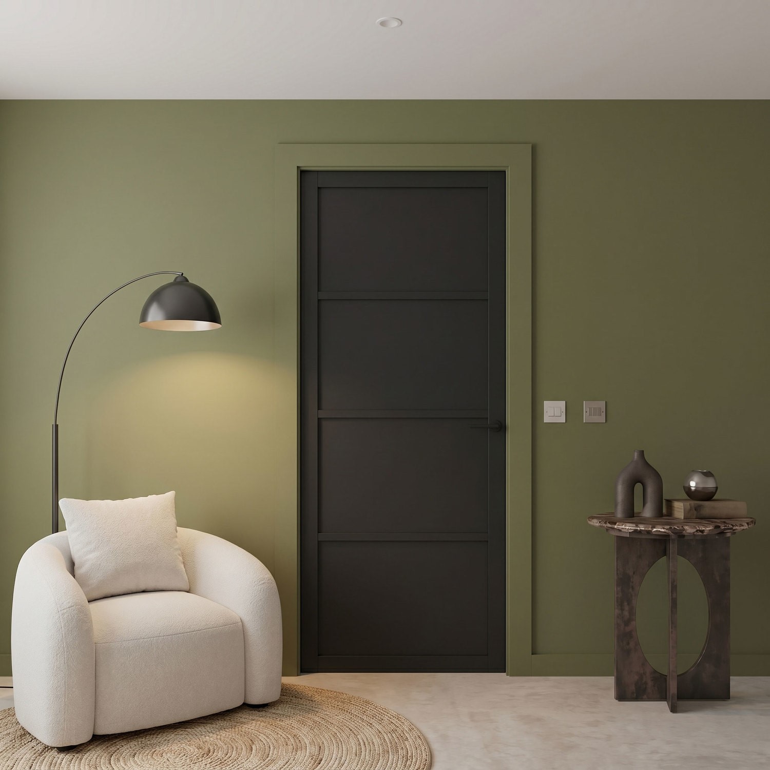 Internal Laminate Crittal Door Pre Finished 1981 x 686 x 35mm Brent