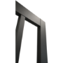 Internal Black Laminate Glazed Crittal Door with Clear Glass - Pre-Finished - 1981 x 686 x 35mm - Milton - XL Joinery