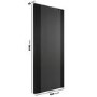 Internal Black Laminate Glazed Door with Clear Glass - Pre-Finished - 1981 x 686 x 35mm - Stria - XL Joinery