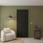 Internal Black Laminate Crittal Door - Pre-Finished - 1981 x 686 x 35mm - Milton - XL Joinery