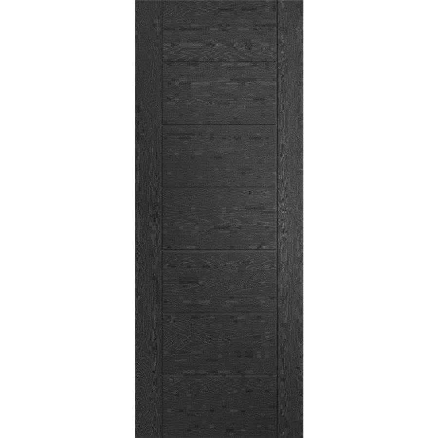 Internal Black FD30 Fire Door - 1981 x 686 x 44mm - Palermo - XL Joinery