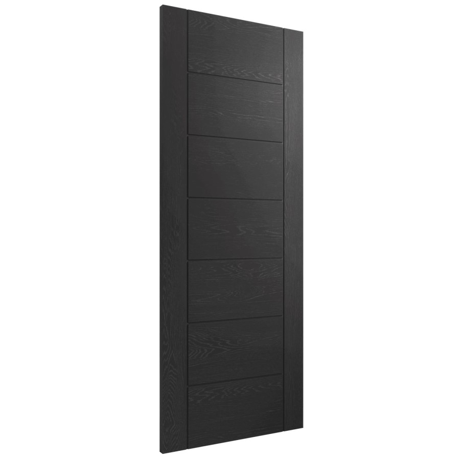 Internal Black FD30 Fire Door - 1981 x 686 x 44mm - Palermo - XL Joinery