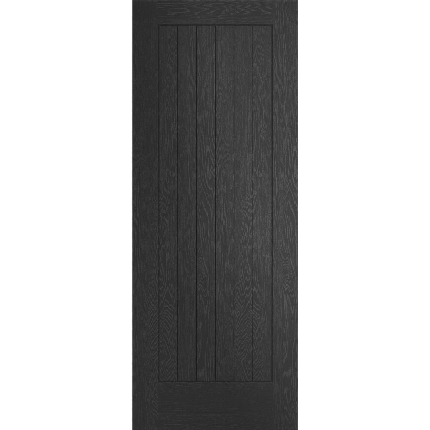 Xl Joinery Black Internal Cottage Door - 1981 X 610 X 35Mm - Suffolk