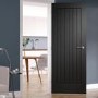 Internal Black Cottage FD30 Fire Door - 1981 x 686 x 44mm - Suffolk - XL Joinery