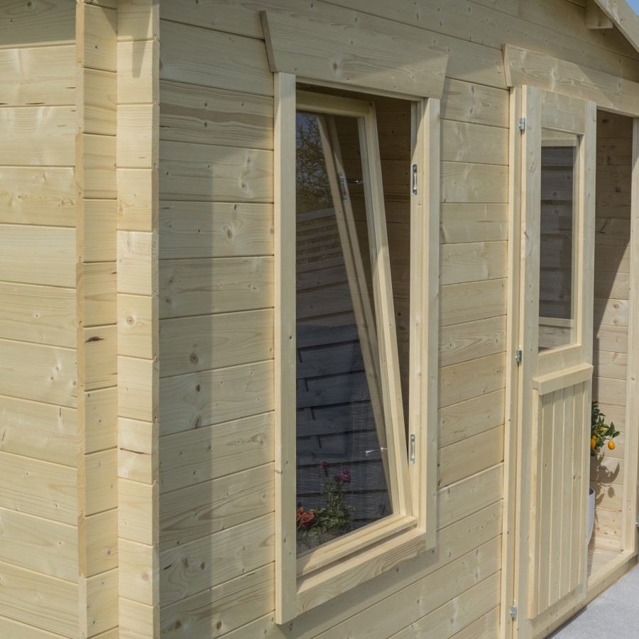 Rowlinson Garden Studio Log Cabin 236cm x 340cm