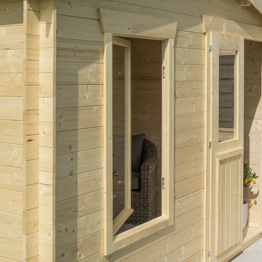 Rowlinson Garden Studio Log Cabin 236cm x 340cm