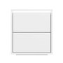 Lucia White High Gloss Bedside Table with LED Light