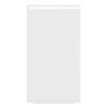 GRADE A2 - Lucia White High Gloss Chest of Drawers with LED Feature