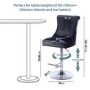 Grey Velvet Adjustable Bar Stool - Lucille